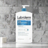 Lubriderm Daily Moisture Lotion Normal To Dry Skin Fragrance Free 709Ml. - Well Pakistan